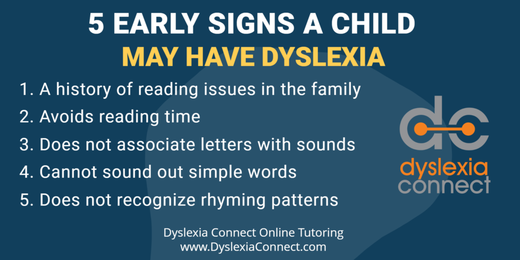 5 Early Signs and Symptoms of Dyslexia